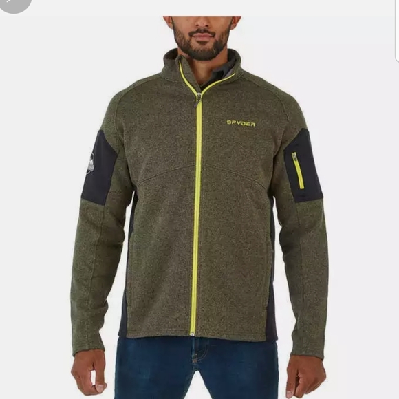 Spyder Men's Empire Jacket Army green! NEW